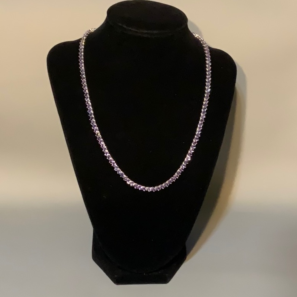 Tanzanite Tennis Necklace
